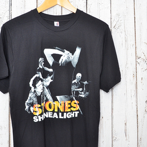 GS8653 ローリングストーンズ Tシャツ M 肩42 2008 公式 映画 Shine a Light Bタイプ　ロック メール便可 xq