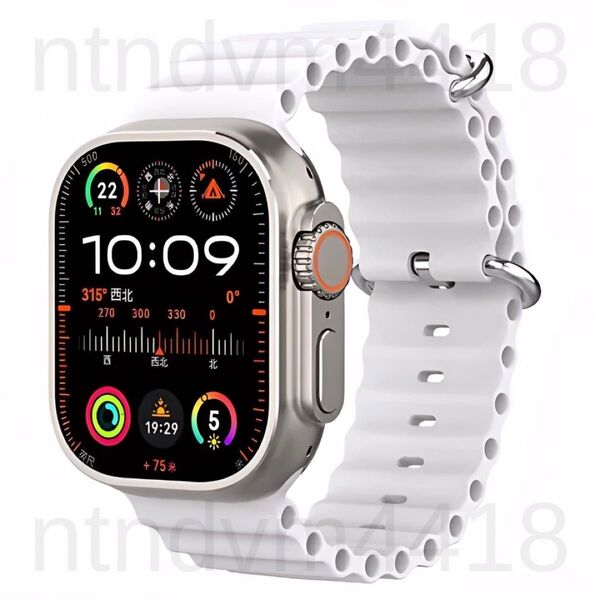 新品 Watch 9 Ultra スマートウォッチ 通話 スポーツ 健康 血中酸素 防水 睡眠 健康管理 Android 多機能