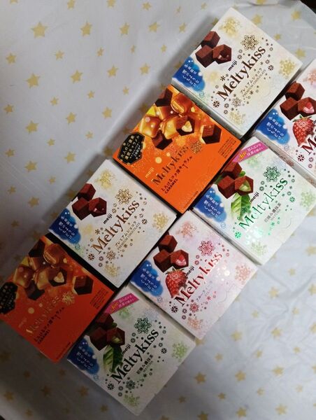美味しいですヨ!お得です! meiji Meltykiss チョコレート 4種類×2箱 計8点