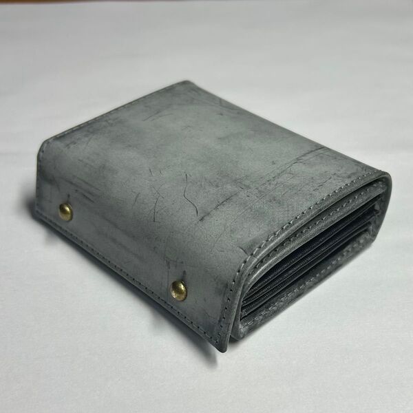 エムピウ ミッレフォッリエ 同型 二つ折り財布 Ghost wax