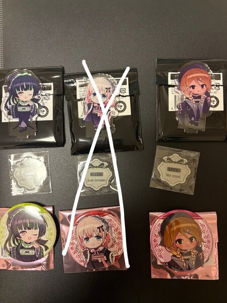 シャニマス 和泉愛依 黛冬優子 アクスタ 缶バッジ