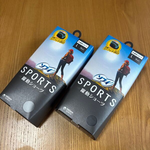 ソフィ SPORTS 躍動ショーツ ブラック L(ヒップサイズ92~100cm)2個