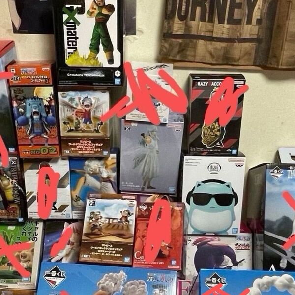 フィギュアまとめ売り ワンピース フィギュア ドラゴンボール 一番くじ ルフィ!