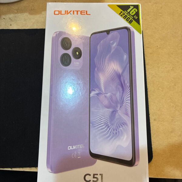 未開封OUKITEL C51 16GB RAM ブラック SIMフリー