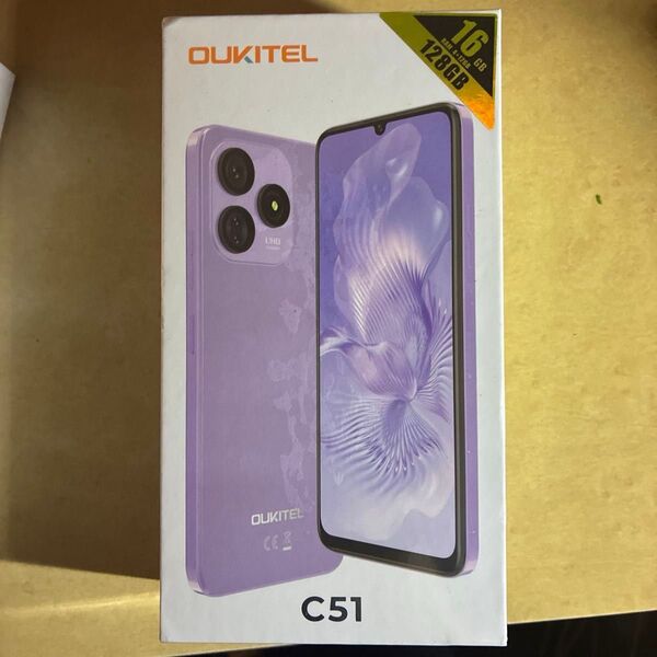 未開封OUKITEL C51 16GB RAM128GB ブラック SIMフリー