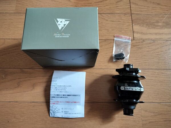 シャッタープレシジョン SP PD-7 ダイナモハブ 32H DISC スルー 6v 3w 12mm スルーアクスル ハブダイナモ
