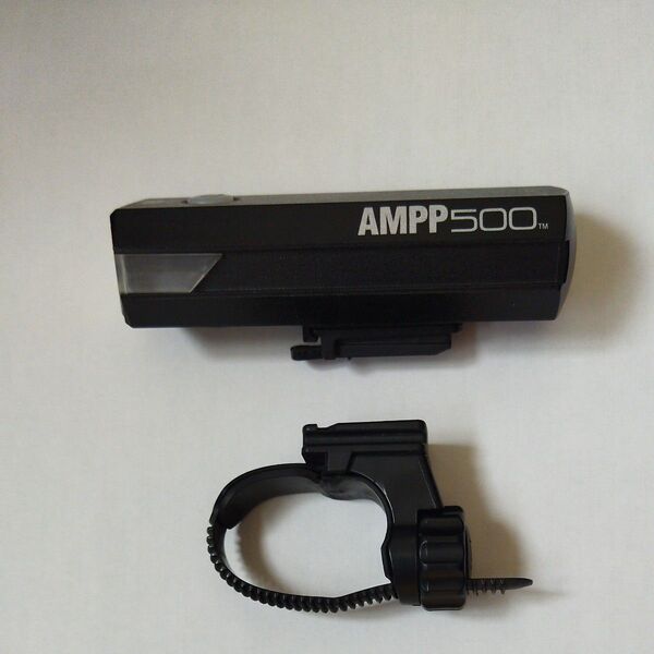 CATEYE (キャットアイ)自転車用 ヘッドライト AMPP500 HL-EL085RC ブラック ブラケット付属