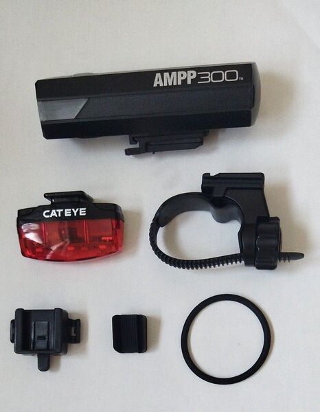 キャットアイ CATEYE AMPP300 HL-EL083RC フロントライト ラピッドミニリアライト TL-LD630 セット