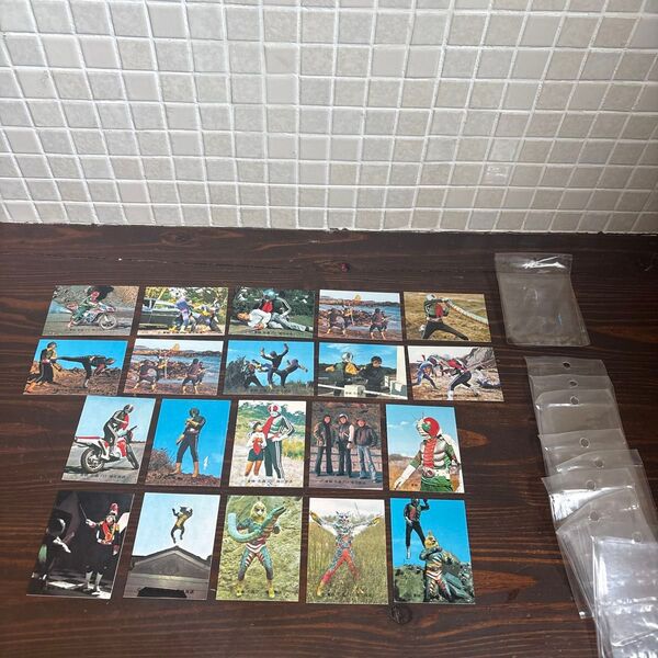 仮面ライダーカード 20枚まとめ売り 昭和レトロ