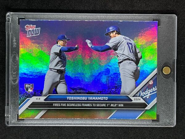 2024 Topps Now 42SP 山本由伸 大谷翔平 Image Variation