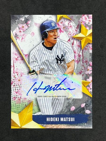 50枚限定 Topps 東京シリーズ 松井秀喜 直筆サイン Auto Tokyo