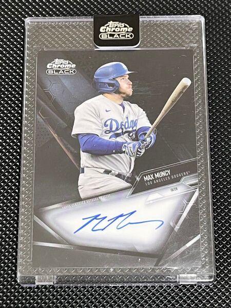 2021 Topps Chrome Black Max Muncy Auto 直筆サイン マックス マンシー