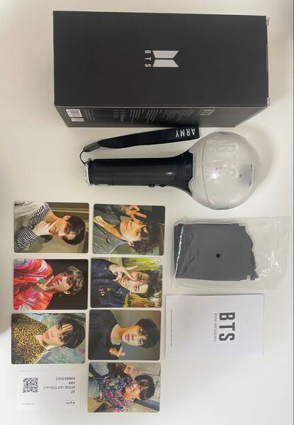 BTS アミボム Ver.3 公式ペンライト トレカ付き 防弾少年団