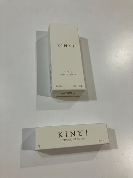 KINUI キヌユイ タマヌピュアオイルセラム 美容液 リップセラム2点セット