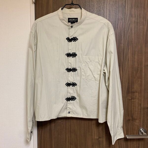 Eddie Bauer チャイナボタンシャツ XL