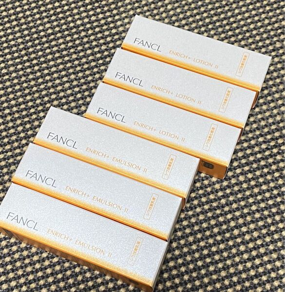 【新品未使用】6本セット ファンケル エンリッチプラス 化粧液&乳液 しっとり FANCL