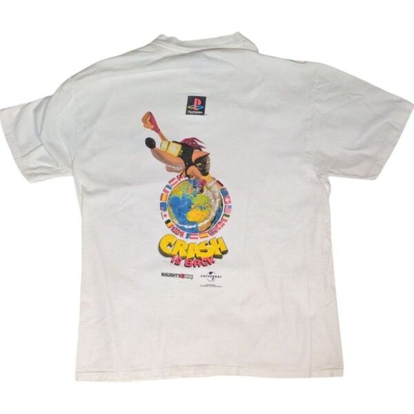 スペシャル 90s クラッシュバンディクー 2 ゲームTシャツ ヴィンテージ ビンテージ アニメT オニータ oneita