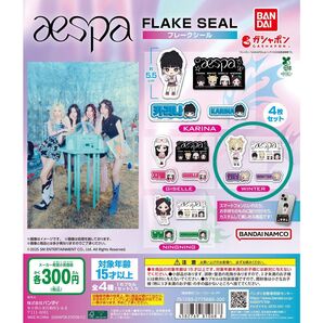 【未開封】aespa FLAKE SEAL エスパ フレークシール ウィンター Hot Mess