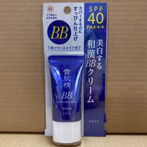 雪肌精 ホワイト BBクリーム 01 やや明るい自然な肌色