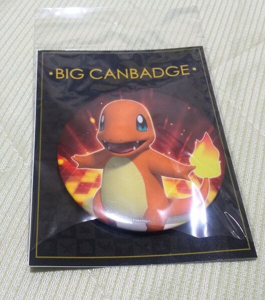 ポケモンセンター ヒトカゲ ビッグ缶バッジ