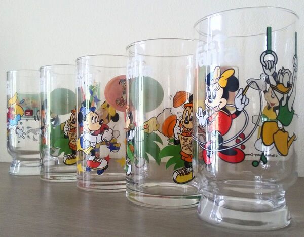 ディズニー ガラスコップ 5個セット