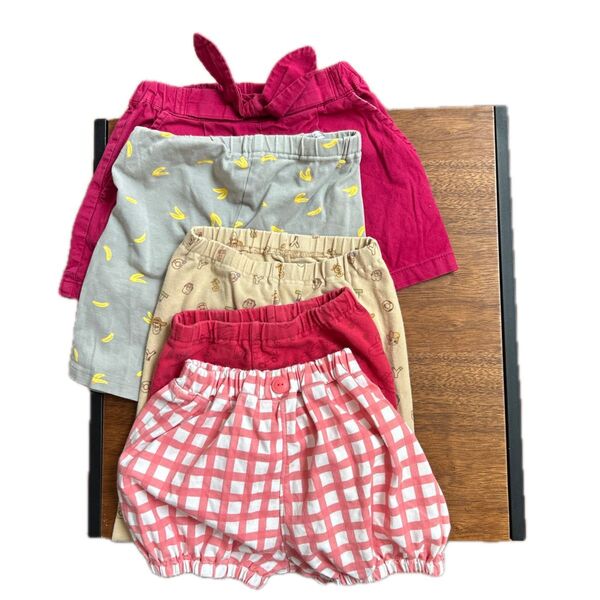 女の子 ショートパンツ 4点セット まとめ売り