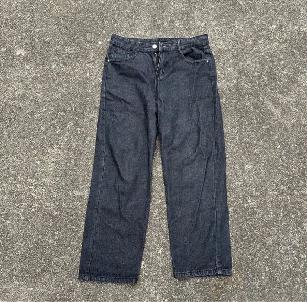 ビンテージ 古着 デニムパンツ オールド ストレート 総丈100センチ