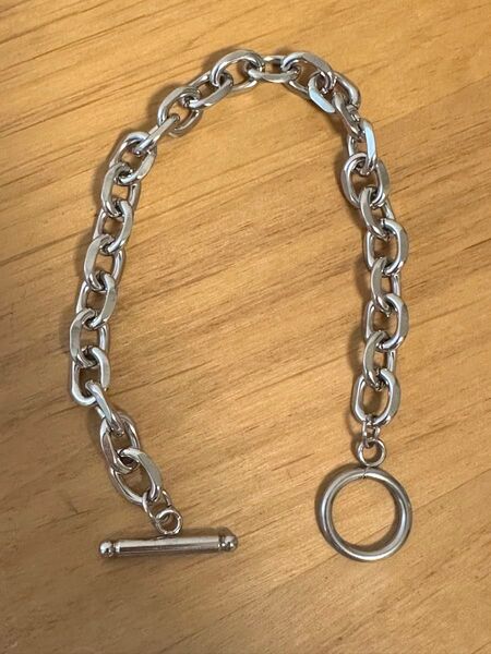 チェーンブレスレット シルバー メンズブレスレット リンク シンプル 韓国系