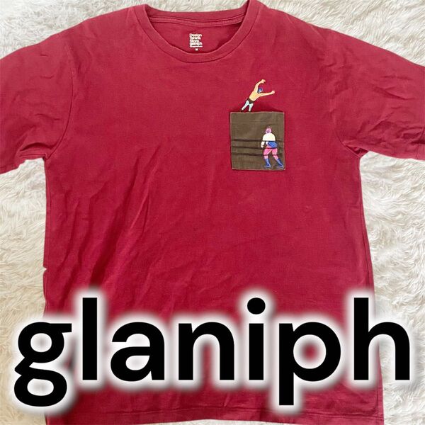 graniph グラニフ プロレスラー 刺繍Tシャツ Mサイズ Tシャツ 半袖Tシャツ T-shirt