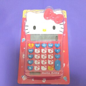 サンリオキャラクターズ フェイス型キー電卓 ハローキティ 新品未使用。