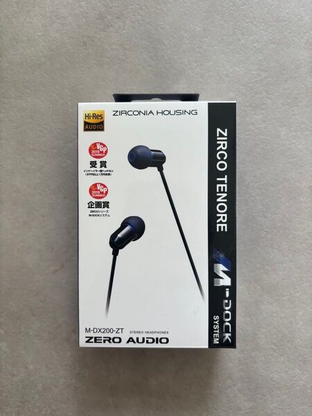 ZERO AUDIO ハイレゾ対応カナル型イヤホン ZIRCO TENORE M-DX200-ZT 有線イヤホン 高音質