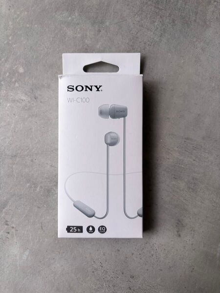 SONY WI-C100 ワイヤレスイヤホン ホワイト