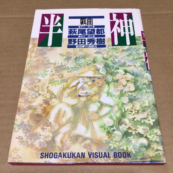 希少 戯曲 半神 (旧版) 萩尾望都 野田秀樹 劇団夢の遊眠社 舞台 本 レトロ 昭和62年発行