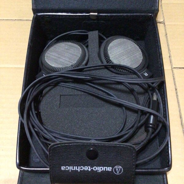 希少品 audio-technica ATH-6D 収納ケース付き 美品 ヘッドホン オーディオテクニカ レトロ 動作確認済み