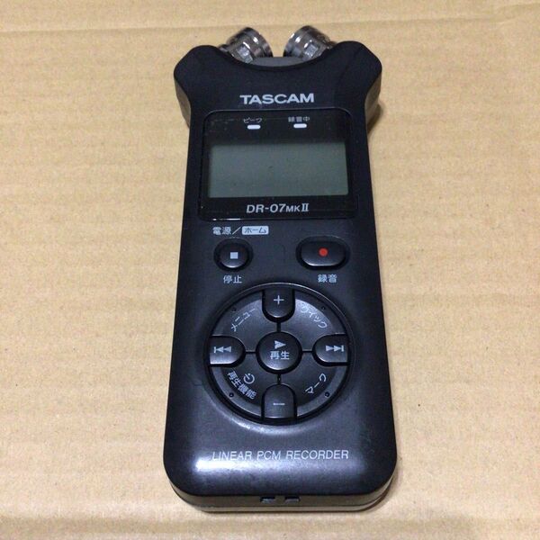 TASCAM DR-07MKII リニアPCMレコーダー タスカム ボイスレコーダー 録音