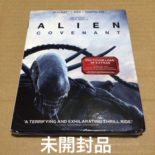 エイリアン コヴェナント Blu-ray+DVD 海外盤 未開封品 ALIEN COVENANT