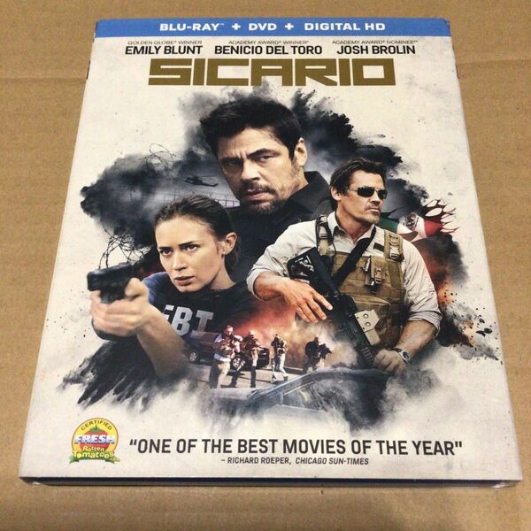 Sicario Blu-ray DVD 海外盤 海外版 映画 洋画 ブルーレイ