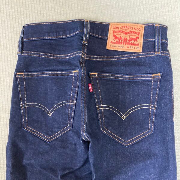 Levi's リーバイス 未使用 スキニーデニム W27 L30 濃紺