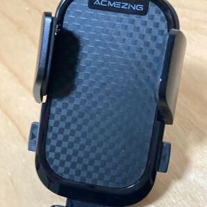 車載スマホホルダー ACMEZING フック式、粘着ゲル吸盤兼用 スマホスタンド クリップ式