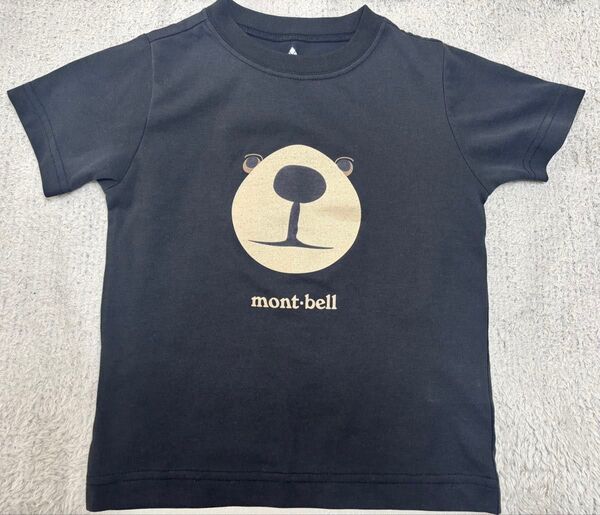 モンベル くま キッズ 半袖 Tシャツ 100センチ 黒