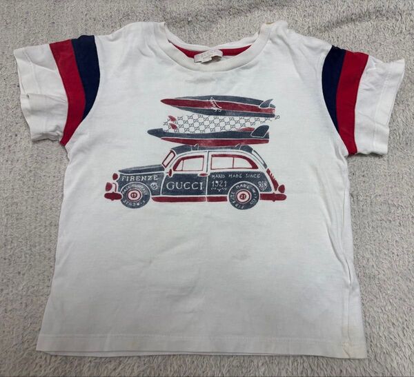 グッチ キッズ 半袖Tシャツ 車 36months