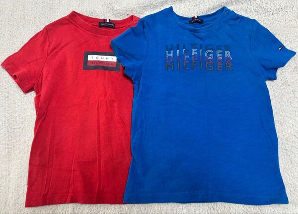 トミーヒルフィガー 2枚セット 92センチ キッズ 半袖Tシャツ ロゴ 90センチ 100センチ