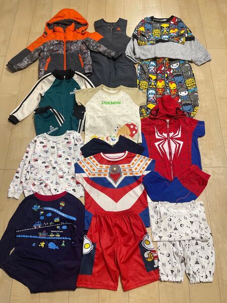 子供服 男の子 セットアップ 上下 新品入り まとめ売り 120美品