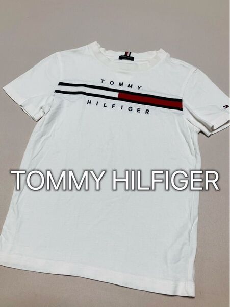TOMMY HILFIGER トミーヒルフィガー Tシャツ 白 ホワイト 120 130
