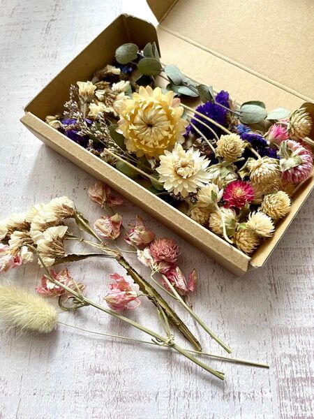 ドライフラワー 花材 詰め合わせセット ハーバリウム花材 リース花材 アクセサリー作りにも ハンドメイド