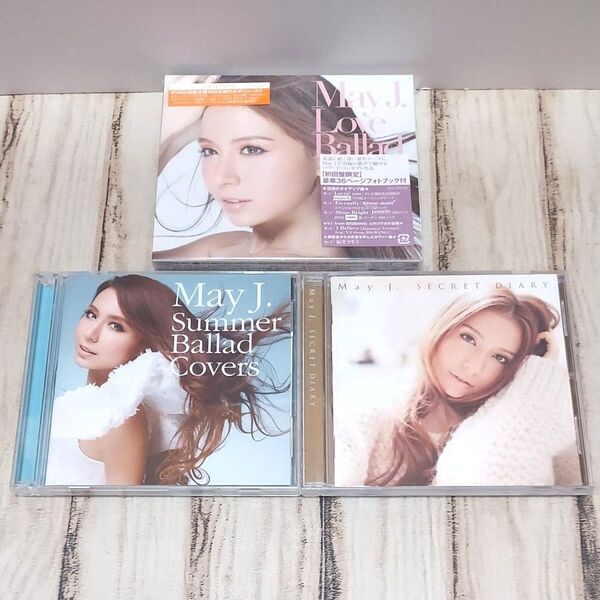 May J. CD 2枚セット LOVE Ballad Summer Ballad covers アルバム DVD