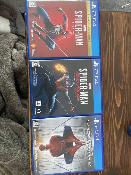 PS4 スパイダーマン 3本セット