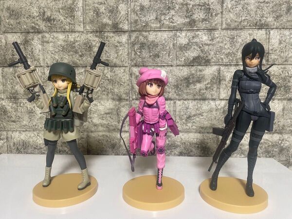 ガンゲイル・オンラインII フィギュア 3体セット フカ次郎 レン ピトフーイ