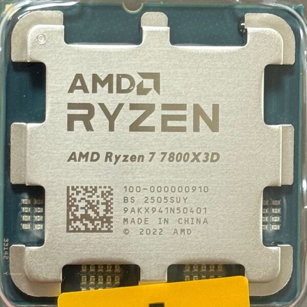 AMD Ryzen 7 7800X3D 新品未使用
