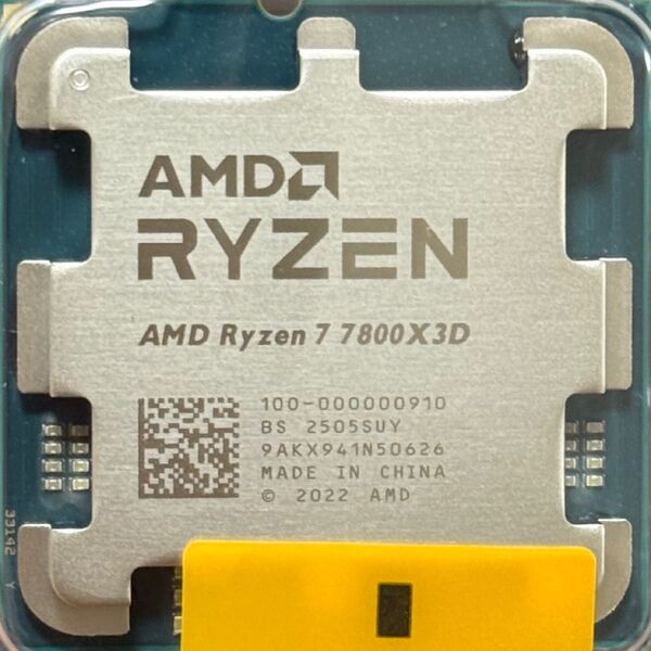 AMD Ryzen 7 7800X3D 新品未使用